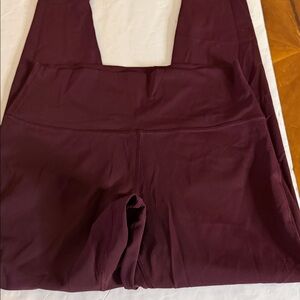 Lululemon Deep Purple burgundy Leggings